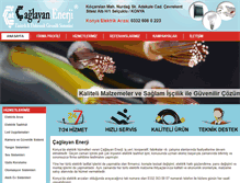 Tablet Screenshot of konyaelektrikci.com